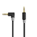 Miniatyrbillede 1 af 4: Nedis Stereo Audio kabel | 3.5 mm Hanstik | 3.5 mm Hanstik | Guldplateret | 1.00 m | Runde | Antracit | Box