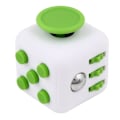 Miniatyrbillede 1 af 3: Fidget Cube, for øget koncentration, Hvid/Grøn