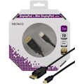 Pikkukuva 10 / 11: DELTACO kaapeli DisplayPort - Mini DisplayPort, 2m, musta