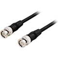 Miniatyrbild 1 av 11: Deltaco Coaxial patch cable, RG59, BNC ma-ma, 75 Ohm, 0.5m, black