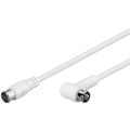 Pikkukuva 5 / 8: Goobay Vinklad SAT-antennkabel (80 dB), dubbelskärmad F-plugg (quick) > F-plugg (quick) 90° (helt avskärmad)