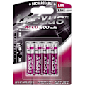 Pikkukuva 2 / 3: tecxus AAA (Micro)/HR03 laddningsbart batteri - 600 mAh, 4 st. blister Nickel-metallhydrid batteri (NiMH), 1,2 V