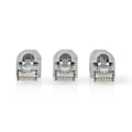 Miniatyrbild 3 av 9: Nedis RJ45-kontakt | Hane | Solid UTP CAT6 | Rak | Guldplaterad | 10 st. | PVC | Grå | Låda