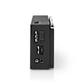 Miniatyrbillede 4 af 11: Nedis FM-radio | Bærbart design | AM / FM | Batteri | Analog | 1.5 W | Sort hvid skærm | Hovedtelefonudgang | IP20 | Sort