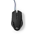 Miniatyrbillede 1 af 11: Nedis Gaming Mouse | Kabel | 1200 / 2400 / 4800 / 7200 dpi | Justerbar DPI | Antal knapper: 6 | Programmerbare knapper | Højrehåndet | 1.50 m | Uden B