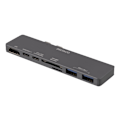 Miniatyrbillede 2 af 5: DELTACO Dual USB-C dock for MacBook Pro 2016, Thunderbolt 3, 100W USB-