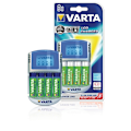 Miniatyrbillede 4 af 6: Varta NiMH batterioplader AA / AAA | 1.2 V DC | 4x AA/HR6 2600 mAh | Opladning | Euro / Type-C (CEE 7/16) | Energi fra batteritype: AA