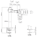 Pikkukuva 7 / 7: LogiLink Monitorarm 17-32" 199 mm