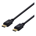 Miniatyrbild 1 av 3: DELTACO DisplayPort-kabel, 5m, 4K UHD, DP 1.2, svart