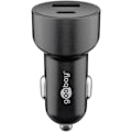 Miniatyrbild 8 av 8: Goobay Dubbel USB-billadare USB-C™ PD (Power Delivery) (48 W) 48 W (12/24 V) USB-A/USB-C™ lämplig för enheter med USB-C™ (Power Delivery), t.ex. iPhon