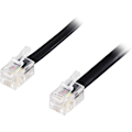 Pikkukuva 1 / 11: Modulaarikaapeli 4P4C(RJ9/RJ10/RJ22), 2m, musta