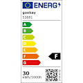 Pikkukuva 9 / 9: Goobay LED-strålkastare för utomhusbruk, 30 W, med rörelsedetektor med 2550 lm, neutralt vitt ljus (4000 K), PIR-sensor med ON/OFF-funktion och M16 ka