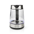 Miniatyrbillede 4 af 11: Nedis Elkedel | 1.7 l | Glas | Gennemsigtig | 60,70,80,90,100 °C | Temperaturindikator | Drejelig 360 grader | Skjult varmeelement | Strix®-controller