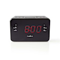 Miniatyrbillede 3 af 11: Nedis Digital vækkeur Radio | LED Display | 1x 3.5 mm Audio Input | Tidsprojektion | AM / FM | Snooze funktion | Sleep timer | Antal alarmer: 2 | Sort