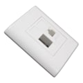 Pikkukuva 2 / 7: Triax Vägguttag Keystone CAT6 Rak
