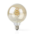 Pikkukuva 3 / 11: Nedis SmartLife LED Filamenttilamppu | Wi-Fi | E27 | 360 lm | 4.9 W | Lämpimästä kylmään valkoiseen | 1800 - 6500 K | Lasi | Android™ / IOS | Globe |