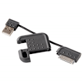 Miniatyrbillede 2 af 3: Hama Lader 30-pin iPhone 3/4/4s Travel Mini-Lader og Synk MFI