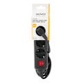 Pikkukuva 4 / 4: DELTACO outlet 3xCEE 7/3 1xCEE 7/7 switch 3m black