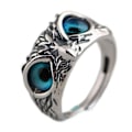 Miniatyrbillede 2 af 4: Ring i zinklegering, ugle