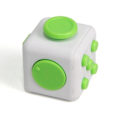 Miniatyrbillede 3 af 3: Fidget Cube, for øget koncentration, Hvid/Grøn