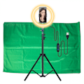 Miniatyrbillede 2 af 3: United VMS2382 Video Maker Set m. Ring light & bakgrund