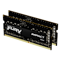Miniatyrbillede 2 af 2: Kingston 16GB 3200MHz DDR4 CL20 SODIMM (Kit of 2) FURY Impact