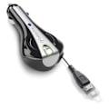 Miniatyrbillede 1 af 3: Cellularline Biloplader 12V microUSB med fleksibelt kabel