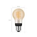 Miniatyrbild 5 av 10: Philips Hue White Ambiance Filament E27 A60 40W
