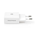 Miniatyrbild 4 av 10: Nedis Väggladdare | 12 W | Snabbladdnings funktion | 1x 2.4 A A | Antal utgångar: 1 | USB-A | Utan kabel | Single Voltage Output | Vit