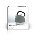 Miniatyrbillede 7 af 11: Nedis Elkedel | 1.8 l | Soft-Touch | Grå | Drejelig 360 grader | Skjult varmeelement | Strix®-controller | Beskyttelse mod kogetørring