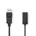 Pikkukuva 2 / 4: Nedis DisplayPort kaapeli | DisplayPort uros | HDMI™ Ulostulo | 4K@30Hz | Niklattu | 0.20 m | Pyöreä | PVC | Musta | Laatikko