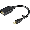 Miniatyrbild 2 av 4: DELTACO Mini DisplayPort ha till DisplayPort ho, 0,15m, svart (MDP-DP1)