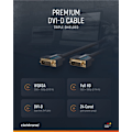 Miniatyrbillede 4 af 9: ClickTronic DVI-kabel Premium-kabel | 1x DVI-stik  1x DVI-stik | 7,5 m | WQXGA @ 60 Hz