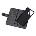 Pikkukuva 7 / 11: DELTACO iPhone 14 Pro Max wallet case 2-in-1, magnetic back cover Svart