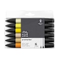Miniatyrbillede 4 af 5: WINSOR Promarker set, yellow tones 6pcs