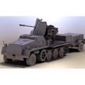 Miniatyrbillede 2 af 9: Revell sWs with 3.7cm Flak 43 & Ammunition Trailer