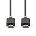 Pikkukuva 3 / 4: Nedis Ultra High Speed ​​HDMI ™ -kaapeli | HDMI™ liitin | HDMI™ liitin | 8K@60Hz | 48 Gbps | 5.00 m | Pyöreä | 8.3 mm | Antrasiitti | Laatikko