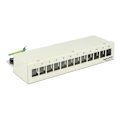 Miniatyrbild 1 av 3: DeLOCK patchpanel, 12 portar, för keystone kontaktdon, skärmad, grå