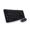 Miniatyrbillede 1 af 2: Logitech MK120 tangentbord USB QWERTY Nordiska språk Svart