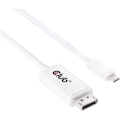 Pikkukuva 1 / 3: Club 3D USB 3.1 Type C -kaapeli DisplayPortiin 1.2m