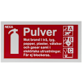 Pikkukuva 1 / 5: nexa BSP-1020 Skylt för pulversläckare