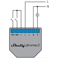 Miniatyrbillede 3 af 6: Shelly Dimmer 2 Kompakt infälld dimmer med WiFi och öppet API