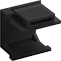 Miniatyrbild 4 av 4: Goobay Keystone-skydd (4-pack), svart avsedda att användas som dammskydd