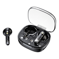 Miniatyrbillede 9 af 11: Streetz T150 TWS earphones, Transparent, Black Svart