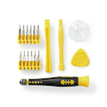 Miniatyrbild 4 av 8: Nedis Phone/tablet repair set | 17-in-1 | Läsplatta / PC / Smartphone | Philips bits | Slitsade bits | Pentalobe-bits | Tri-wing-bits