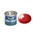 Miniatyrbild 1 av 2: Revell fiery red, gloss, 14ml Röd