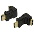 Miniatyrbild 2 av 3: LogiLink Vinklad HDMI-adapter Ha -> ho