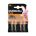 Miniatyrbild 1 av 3: Duracell LR6/AA (Mignon) (MN1500) batteri, 4 st. blister alkaliskt manganbatteri, 1,5 V