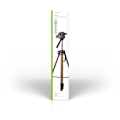 Miniatyrbild 4 av 9: Nedis Stativ | Maximal lastkapacitet: 4.0 kg | Minsta arbetshöjd: 64.0 cm | Maximal arbetshöjd: 161.0 cm | 2 Segment | Pan & Tilt | Resväska ingår | A