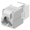 Miniatyrbild 4 av 5: Goobay Keystone-modul RJ45 CAT 6A, UTP 16,5 mm bred, krokodiltyp, klämlist för verktygslös IDC-montering